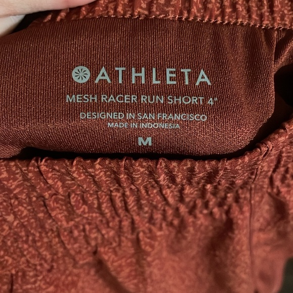 Athleta Mesh Racer Run shorts - Picture 3 of 3